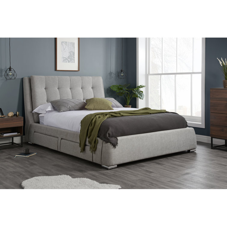 Queen bed frame with 2024 storage under 200